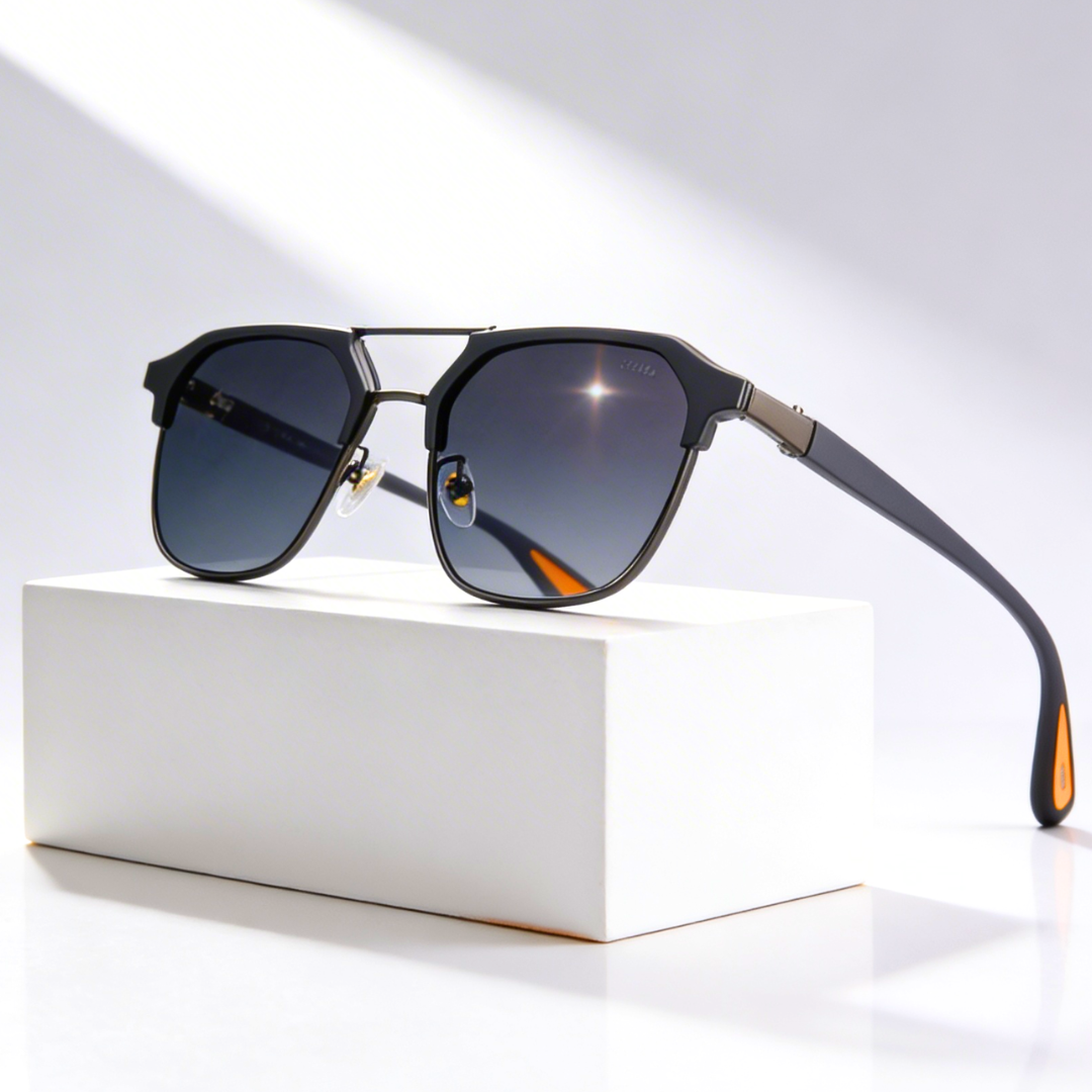 Rift Hex V2™ | Hexagonal Metal-Acetate Sunglasses | UV400