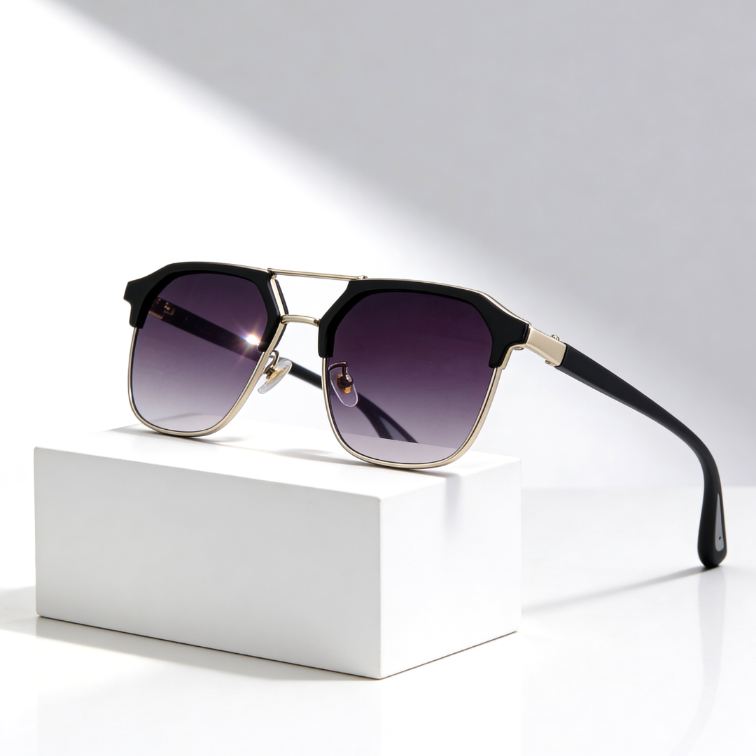 Rift Hex V2™ | Hexagonal Metal-Acetate Sunglasses | UV400