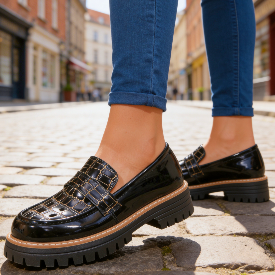 Mocassins à plateforme Harper Lane Gator