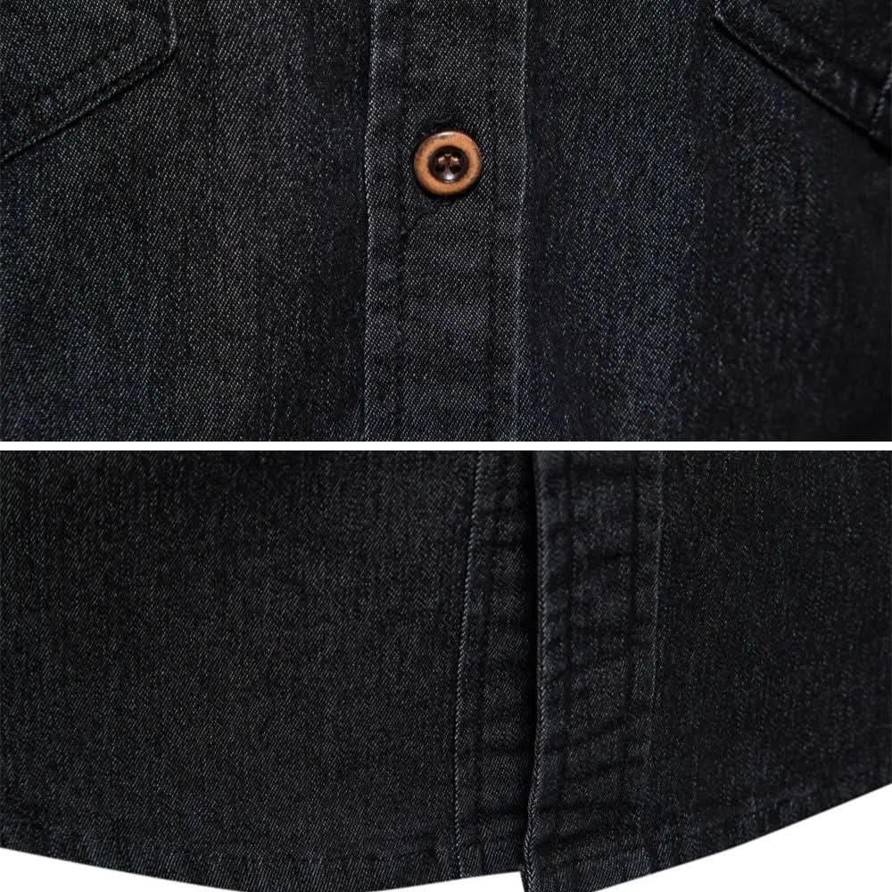 Richard | Camisa clásica de denim de manga larga