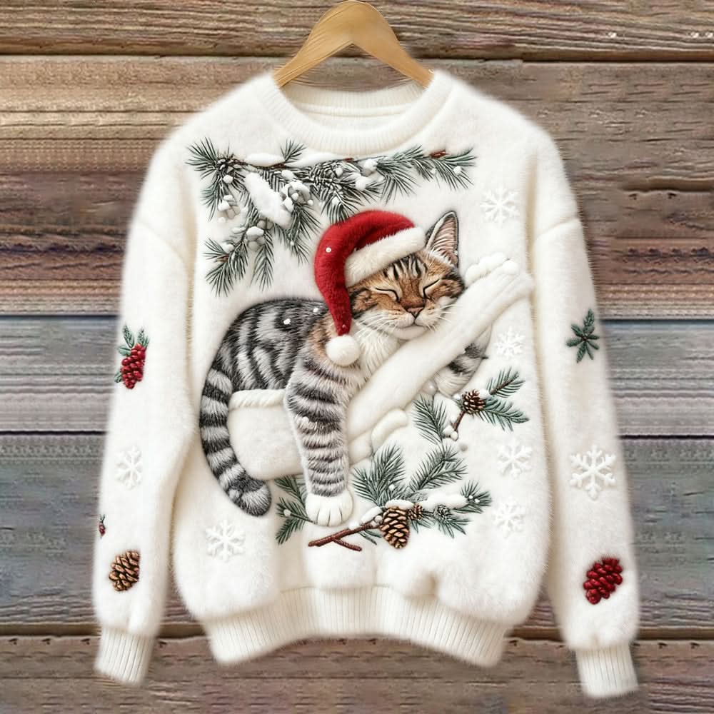 Emery | Le pull de Noël parfait pour les amoureux des chats