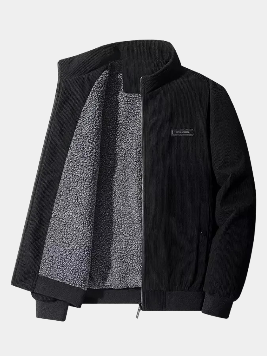 Jerry | Veste chaude texturée avec doublure intérieure douce