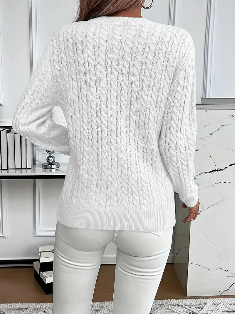 Sophia | Classic Cable Knit Jumper