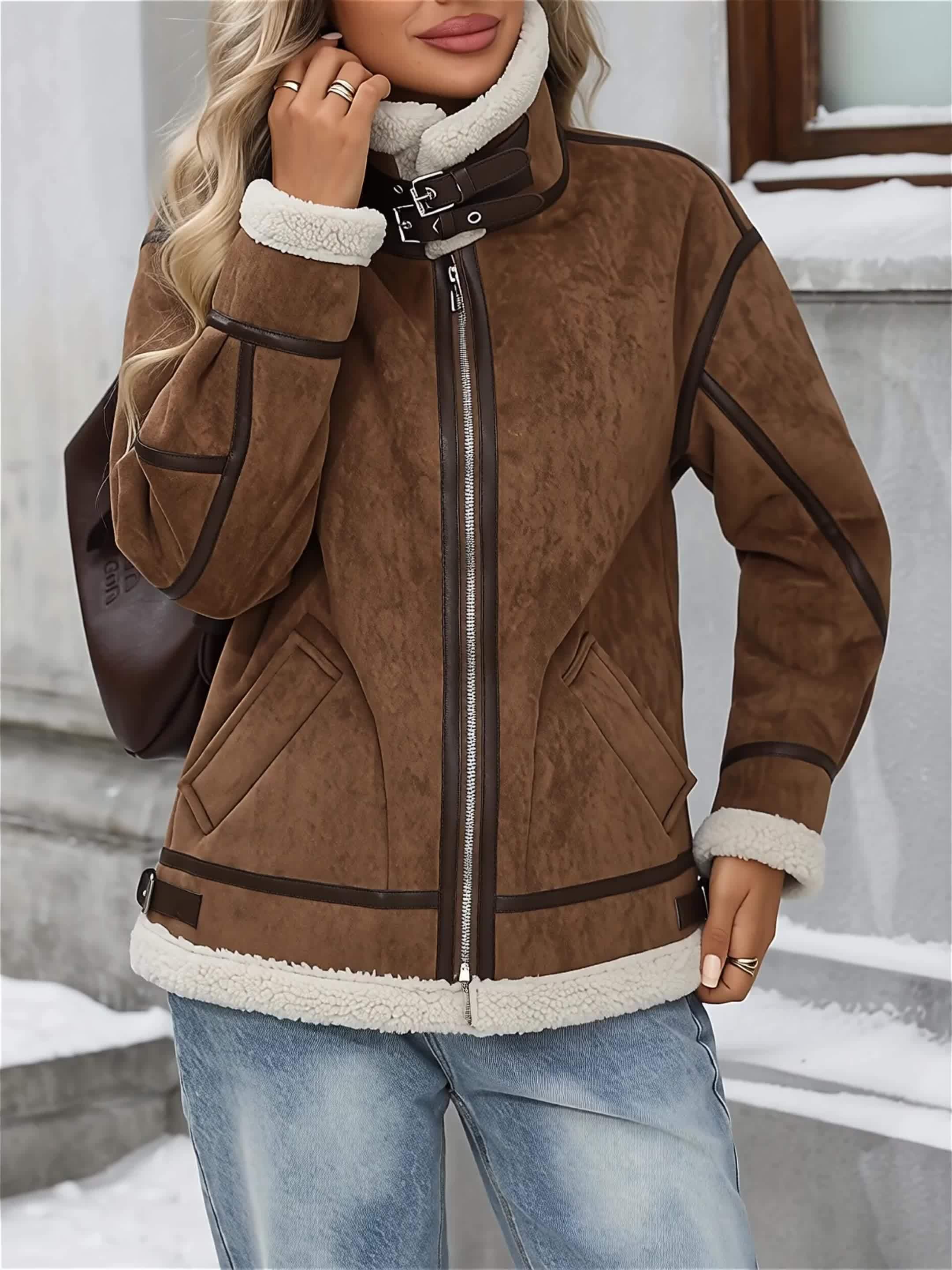 Samantha | Chaqueta de invierno cálida con cremallera
