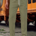 Cole | Pantalon fuselé décontracté à cordon de serrage