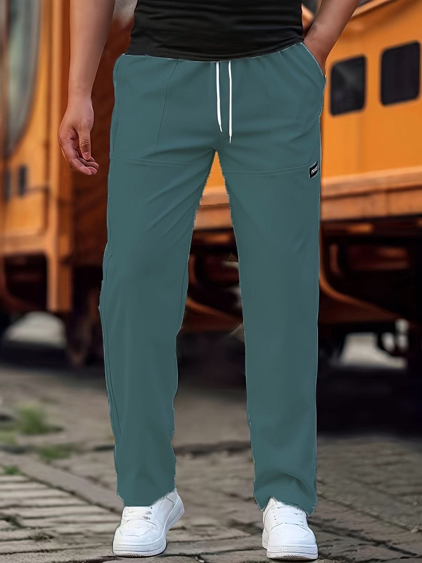 Cole | Pantalon fuselé décontracté à cordon de serrage