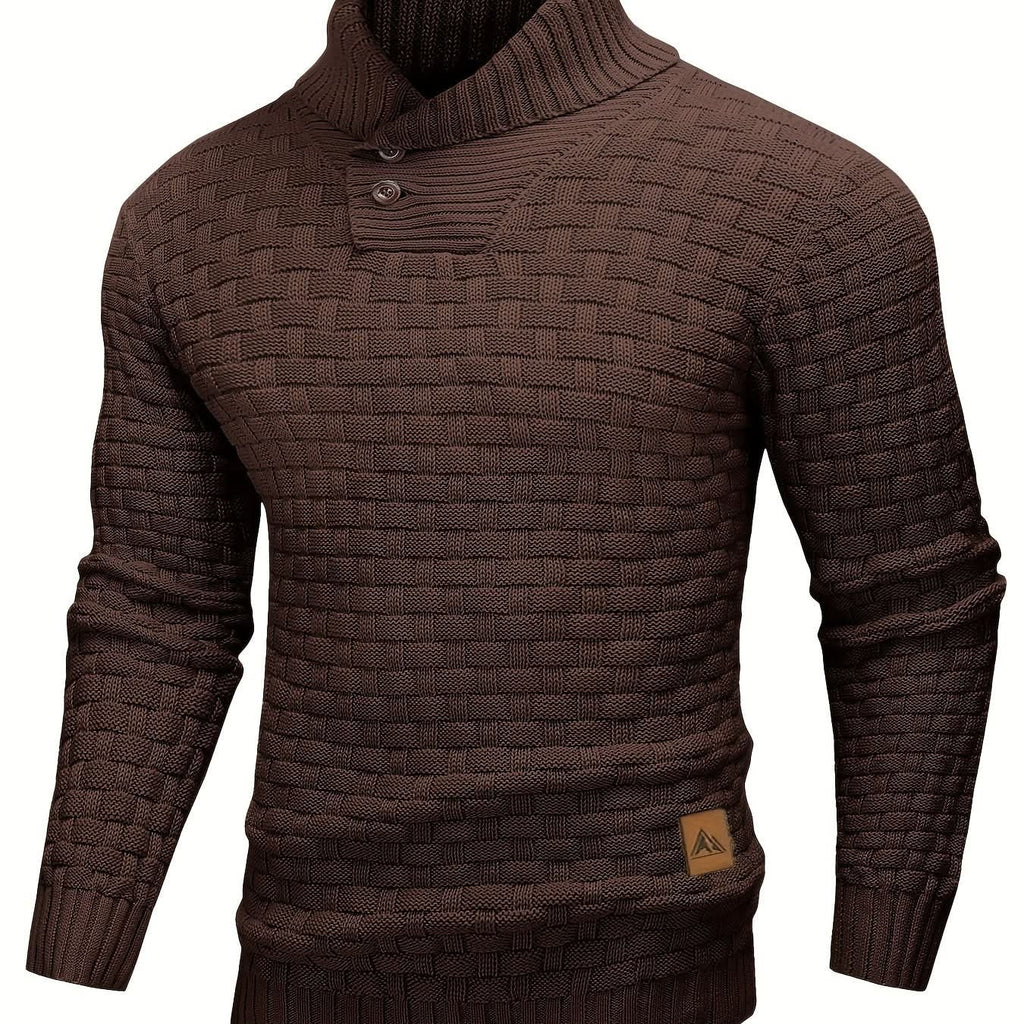 Hunter | Suéter texturizado con botones en el cuello
