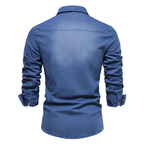Richard | Camisa clásica de denim de manga larga