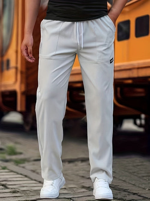 Cole | Pantalón casual cónico con cordón relajado