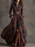Scarlett | Elegante vestido camisero a cuadros