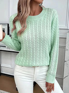 Sophia | Classic Cable Knit Jumper
