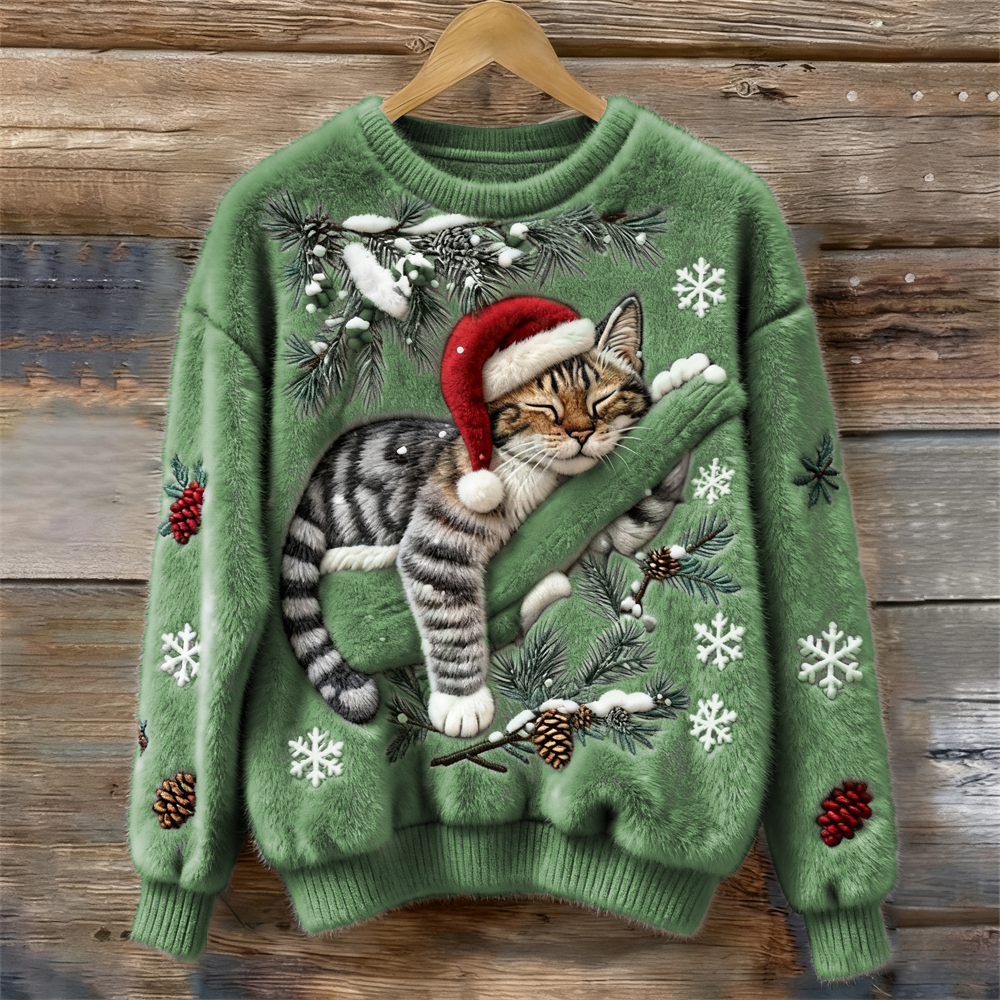Emery | Le pull de Noël parfait pour les amoureux des chats