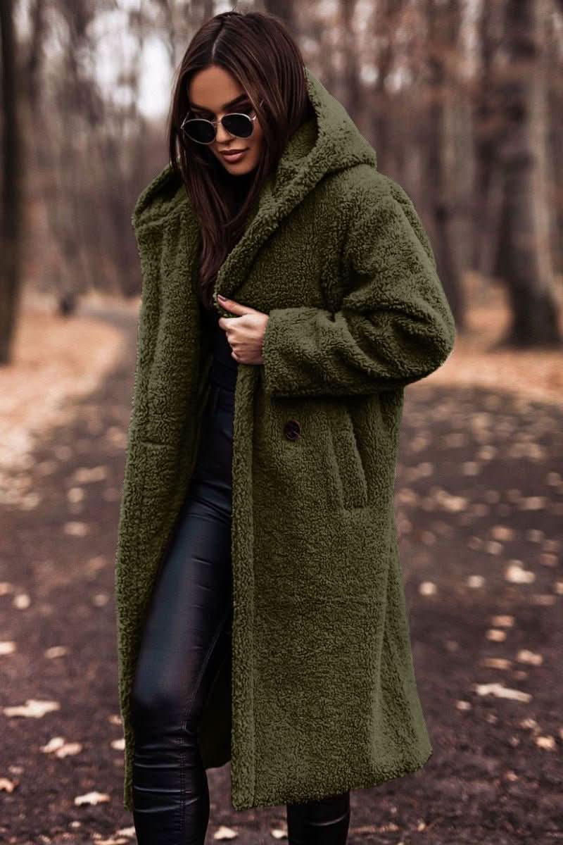 Kimberly | Manteau d'hiver élégant en peluche