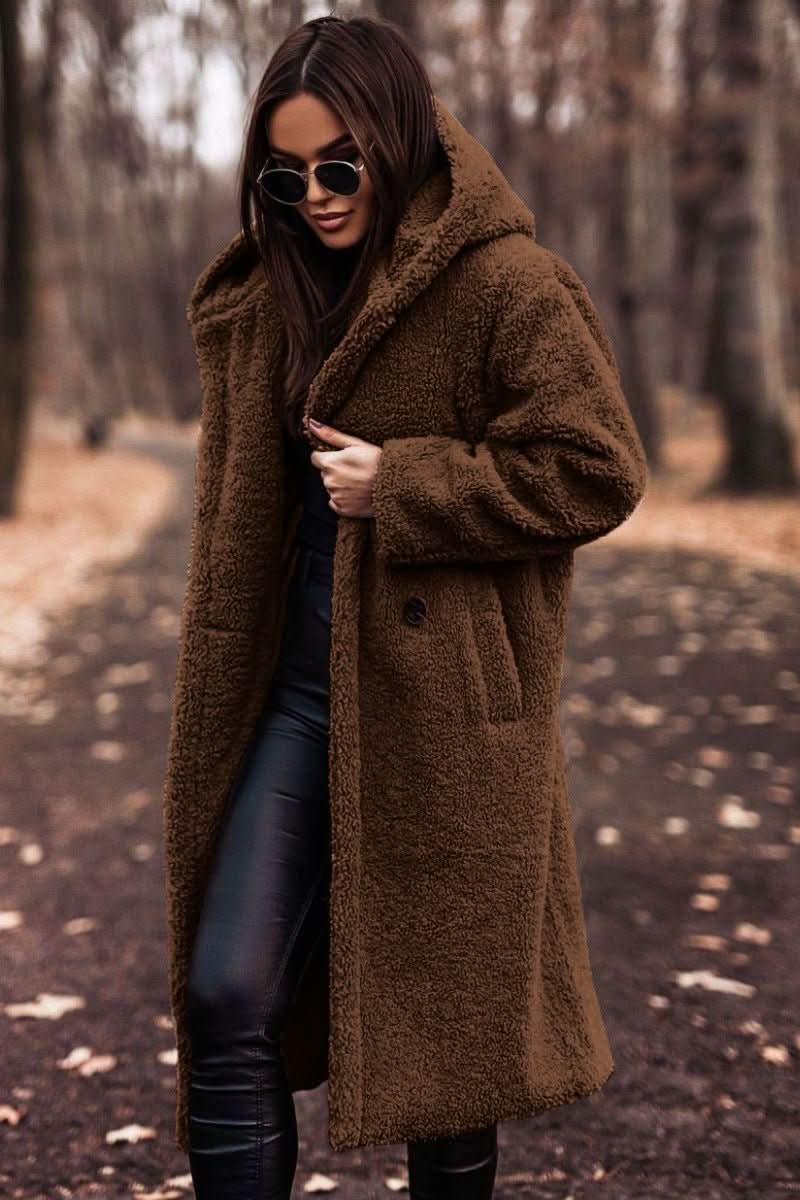 Kimberly | Manteau d'hiver élégant en peluche