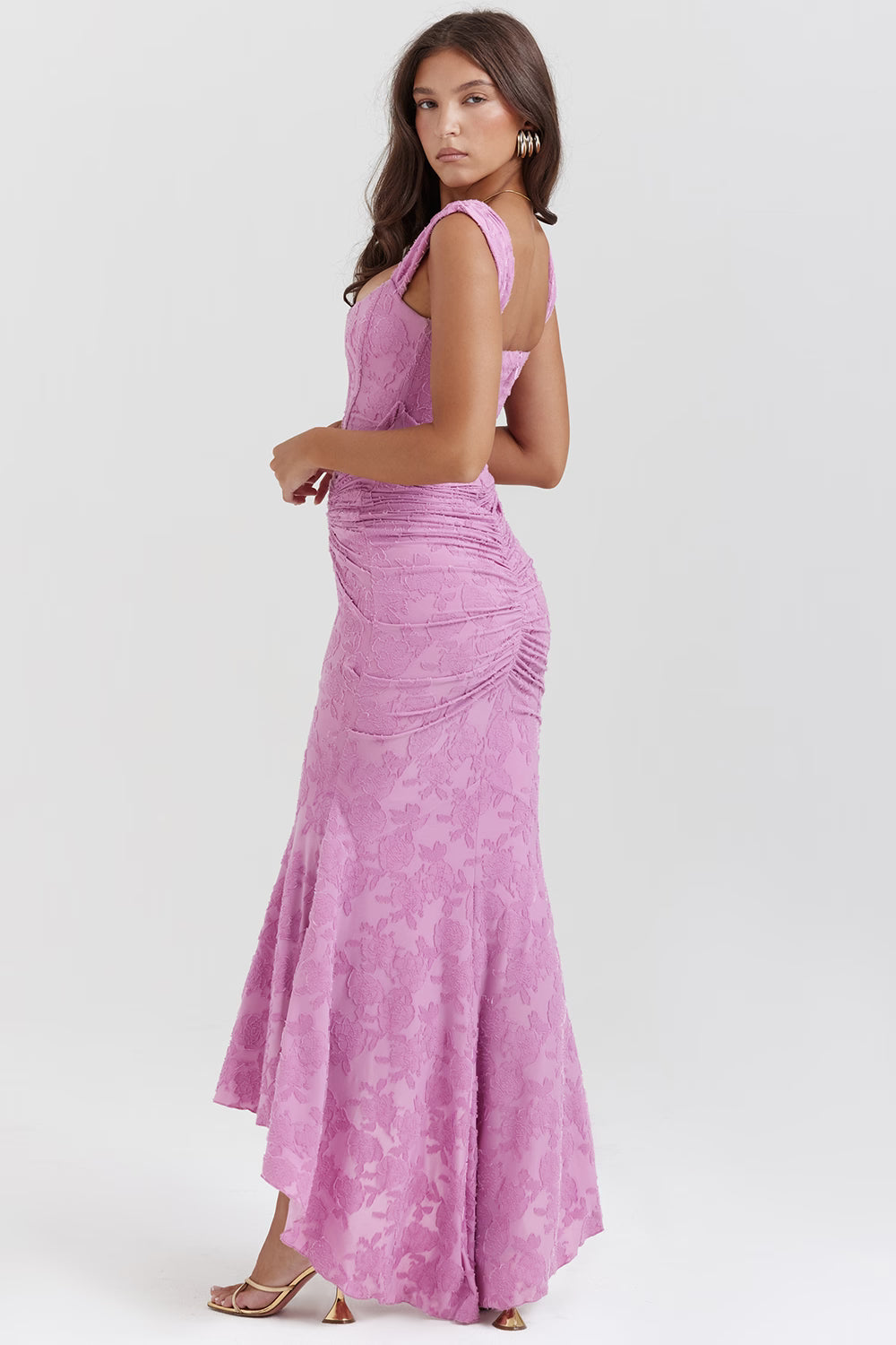 Mozision™ | Backless Floral Maxi Dress