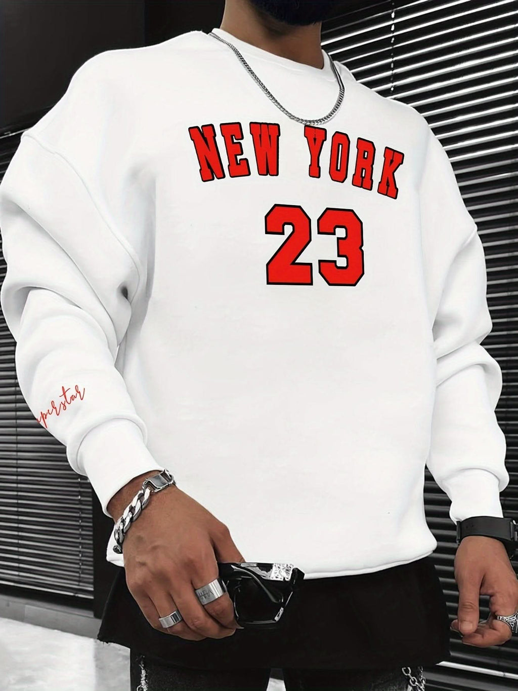 Noah | 23 Sudadera New York Estampada