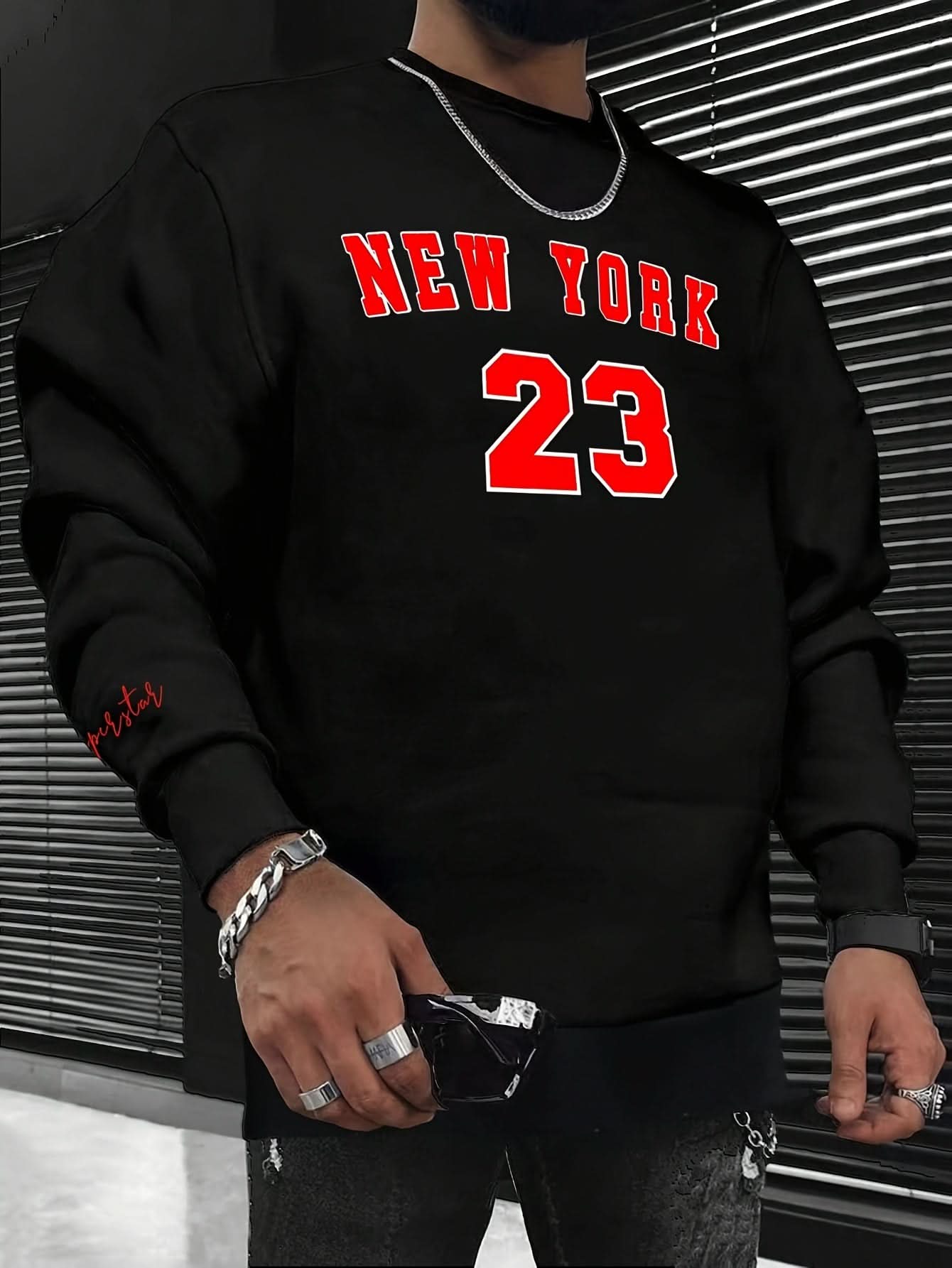 Noah | 23 Sudadera New York Estampada