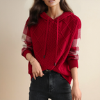 Leonie | Suéter con capucha de jacquard