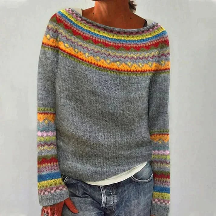 Heather | Chandail douillet en tricot côtelé