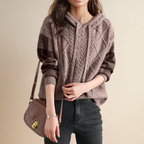Leonie | Suéter con capucha de jacquard