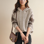 Leonie | Suéter con capucha de jacquard