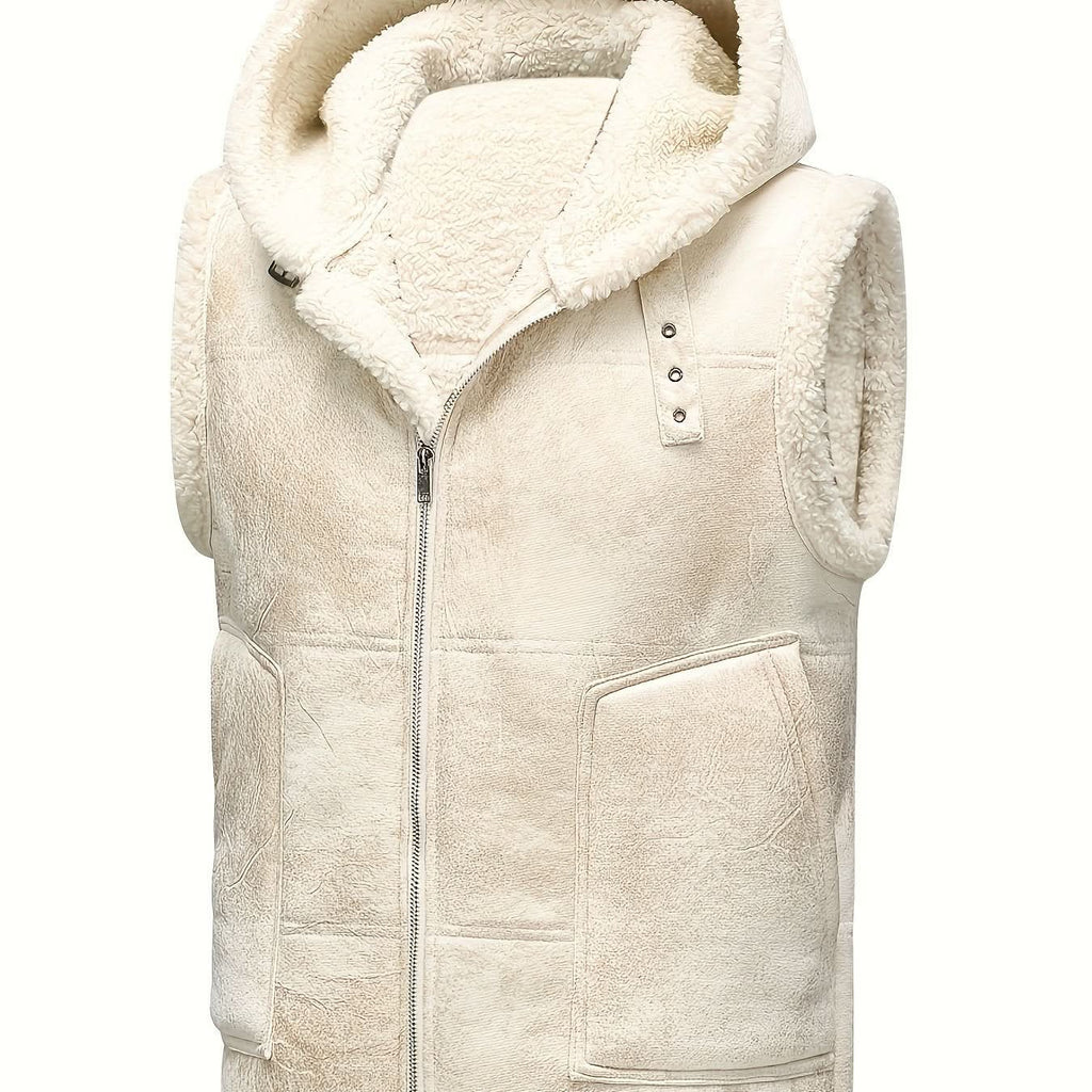 Caleb | Chaleco con capucha estructurado de invierno