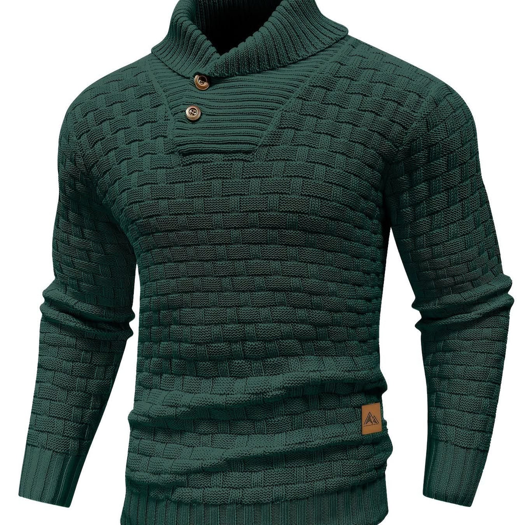 Hunter | Suéter texturizado con botones en el cuello