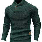 Hunter | Suéter texturizado con botones en el cuello