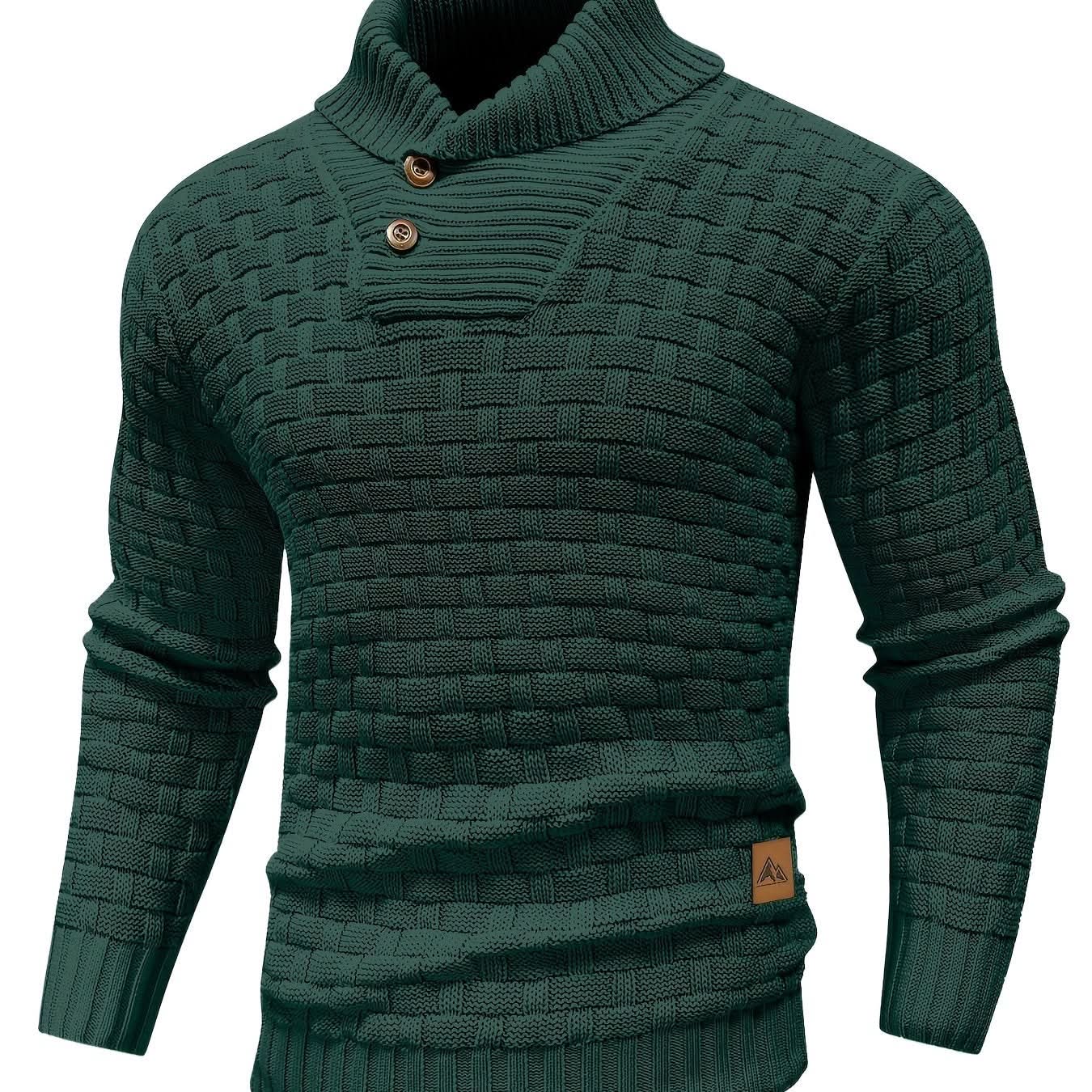Hunter | Suéter texturizado con botones en el cuello
