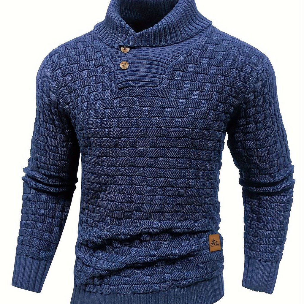Hunter | Suéter texturizado con botones en el cuello