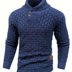 Hunter | Suéter texturizado con botones en el cuello