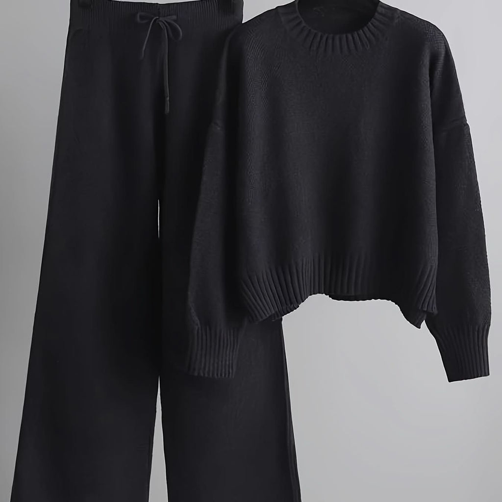 Joan | Ensemble décontracté pull et pantalon ample