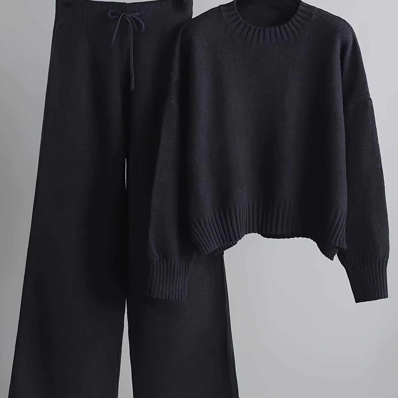 Joan | Ensemble décontracté pull et pantalon ample