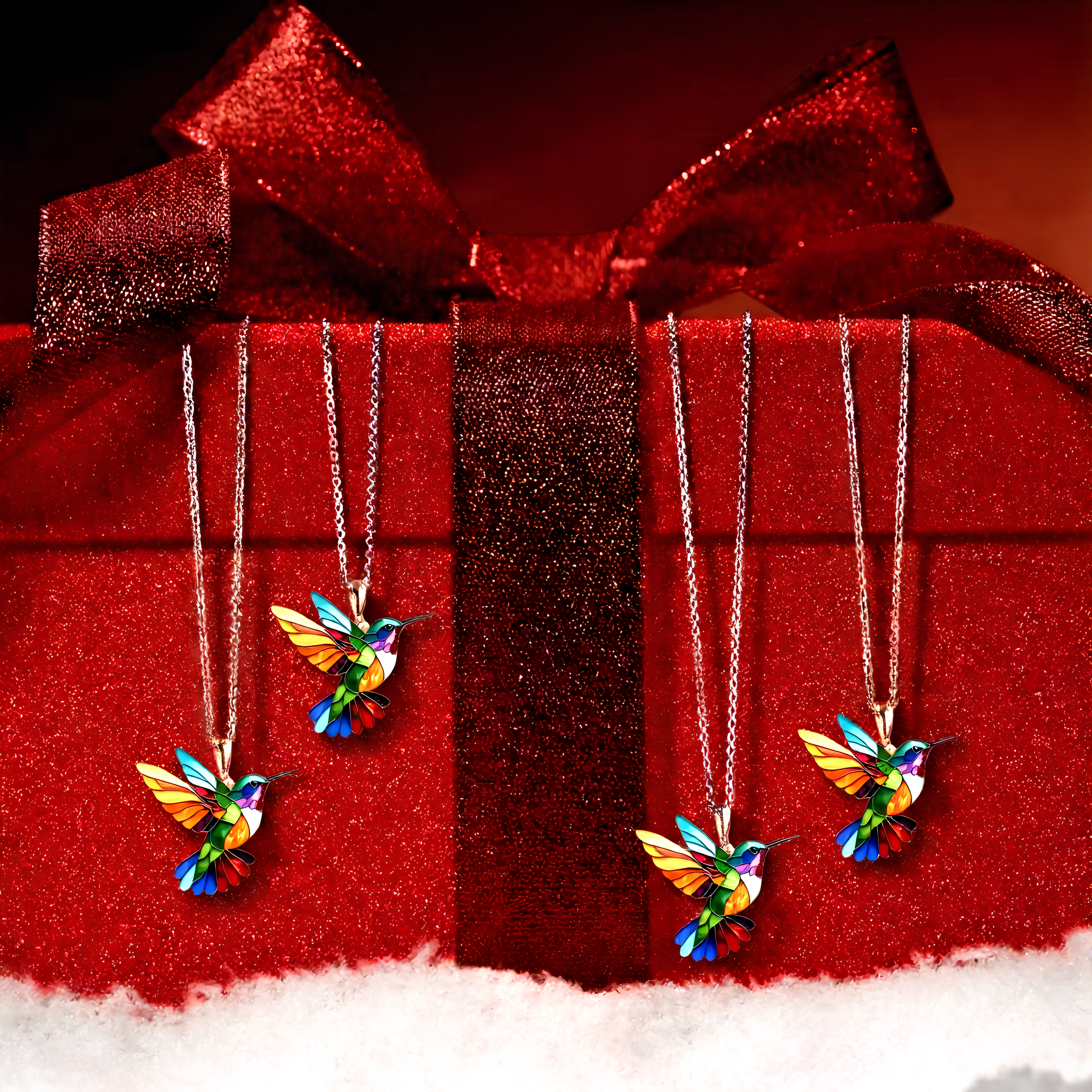 Lana | Boucles d'oreilles colibri colorées