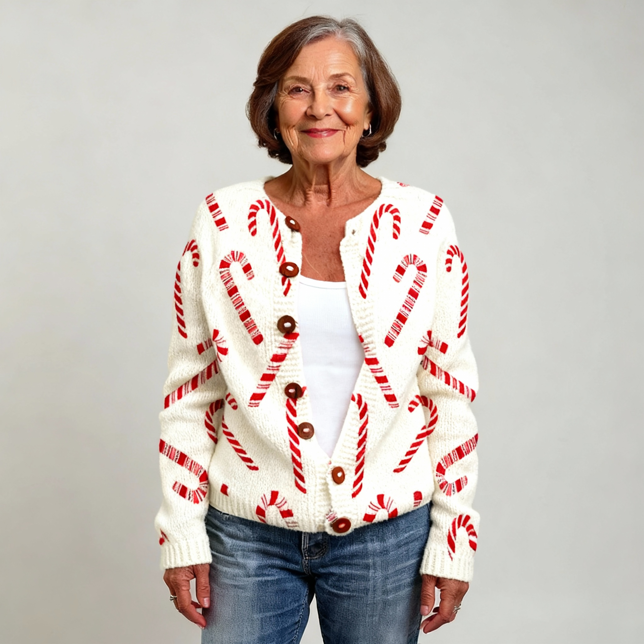 Holly | Cardigan douillet tricoté pour les fêtes