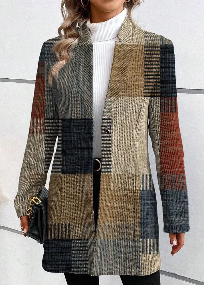 Lina | Blazer élégant à motifs