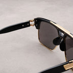 Vanta Flat™ | Flat-Top Gold Brow Bar Sunglasses | UV380