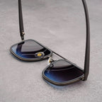 Rift Noir X™ | Square Metal-Acetate Sunglasses | UV380