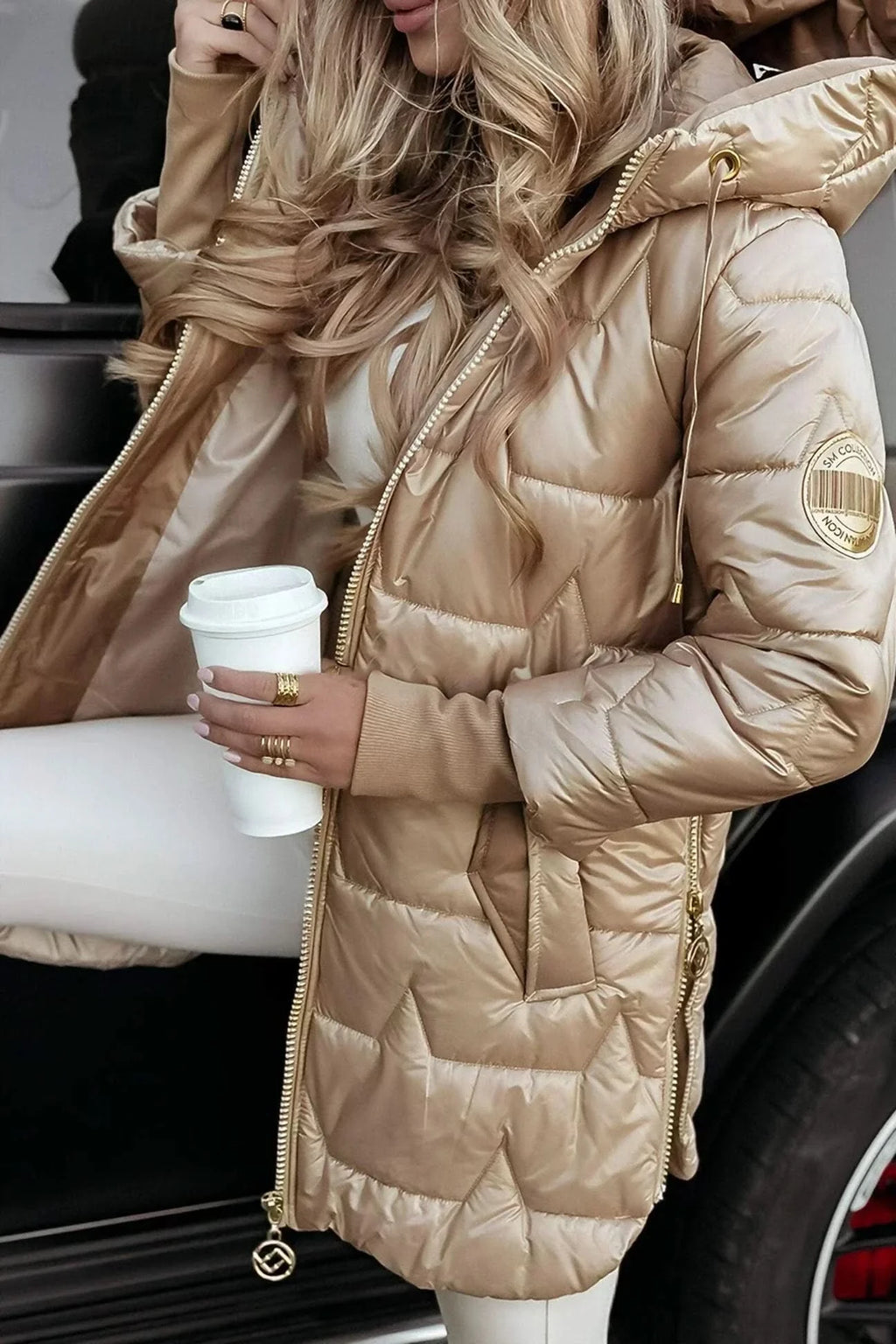 Savannah | Manteau d'hiver à capuche élégant