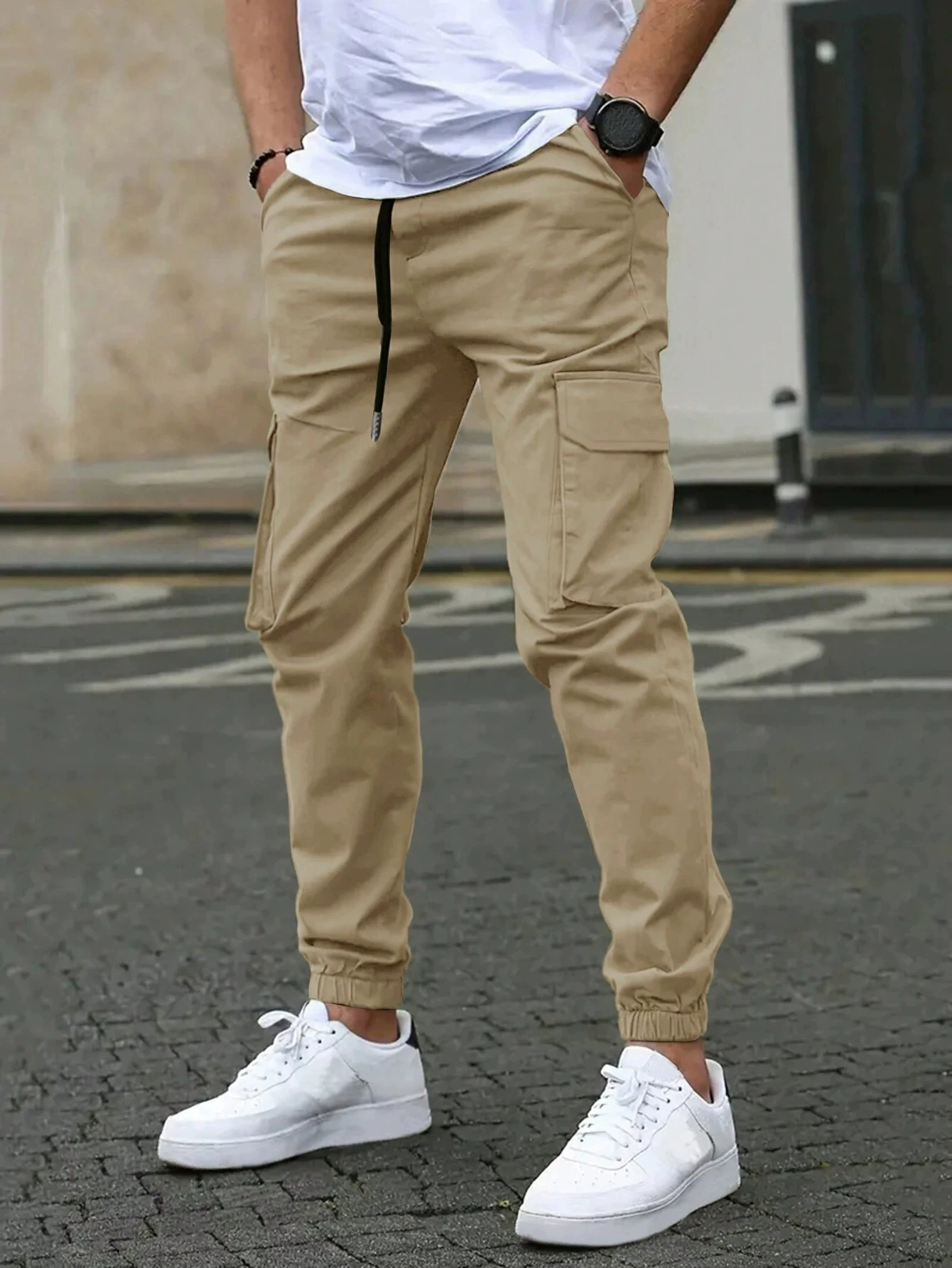 David | Pantalones joggers cargo de uso diario