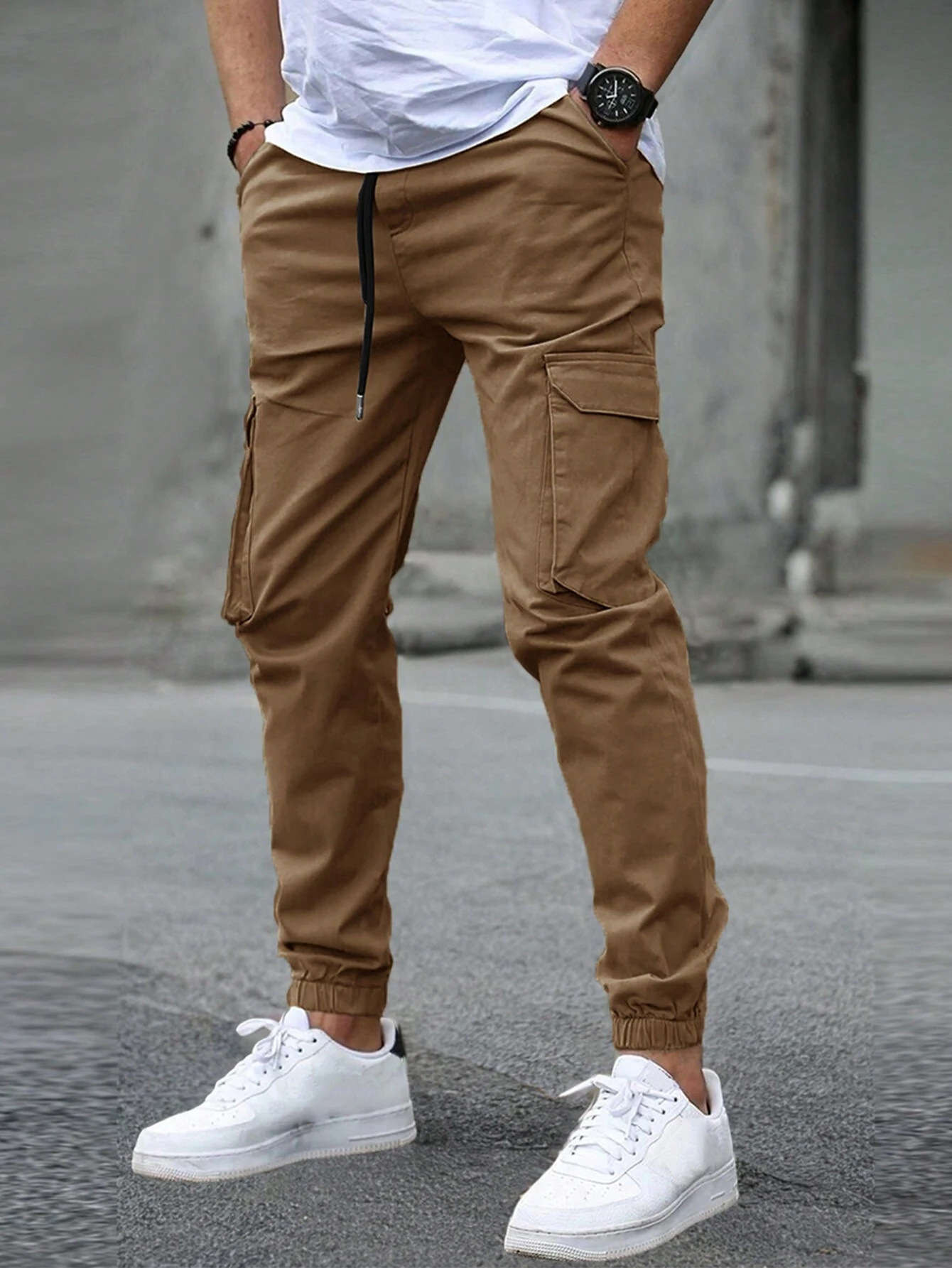 David | Pantalones joggers cargo de uso diario