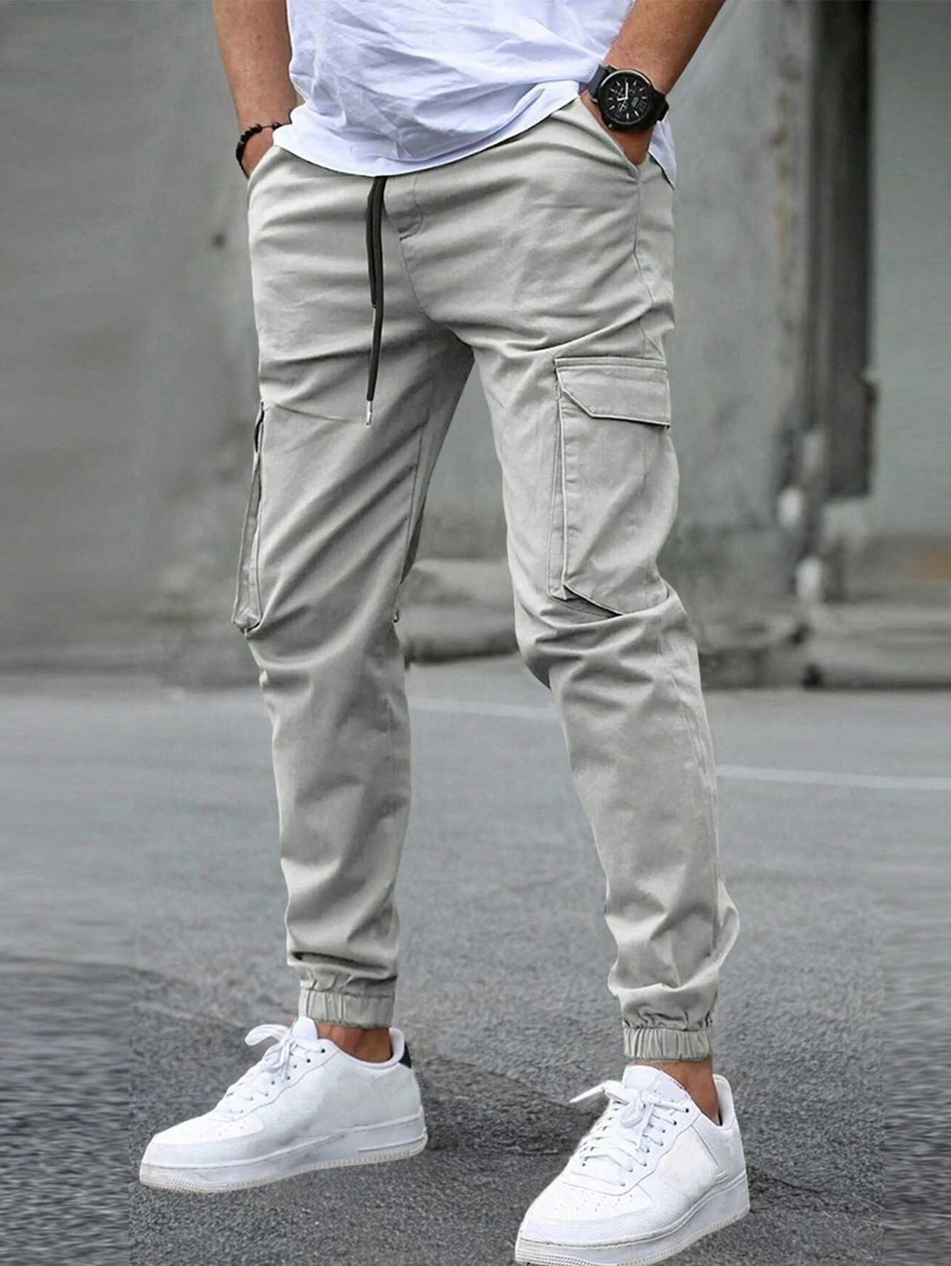 David | Pantalones joggers cargo de uso diario