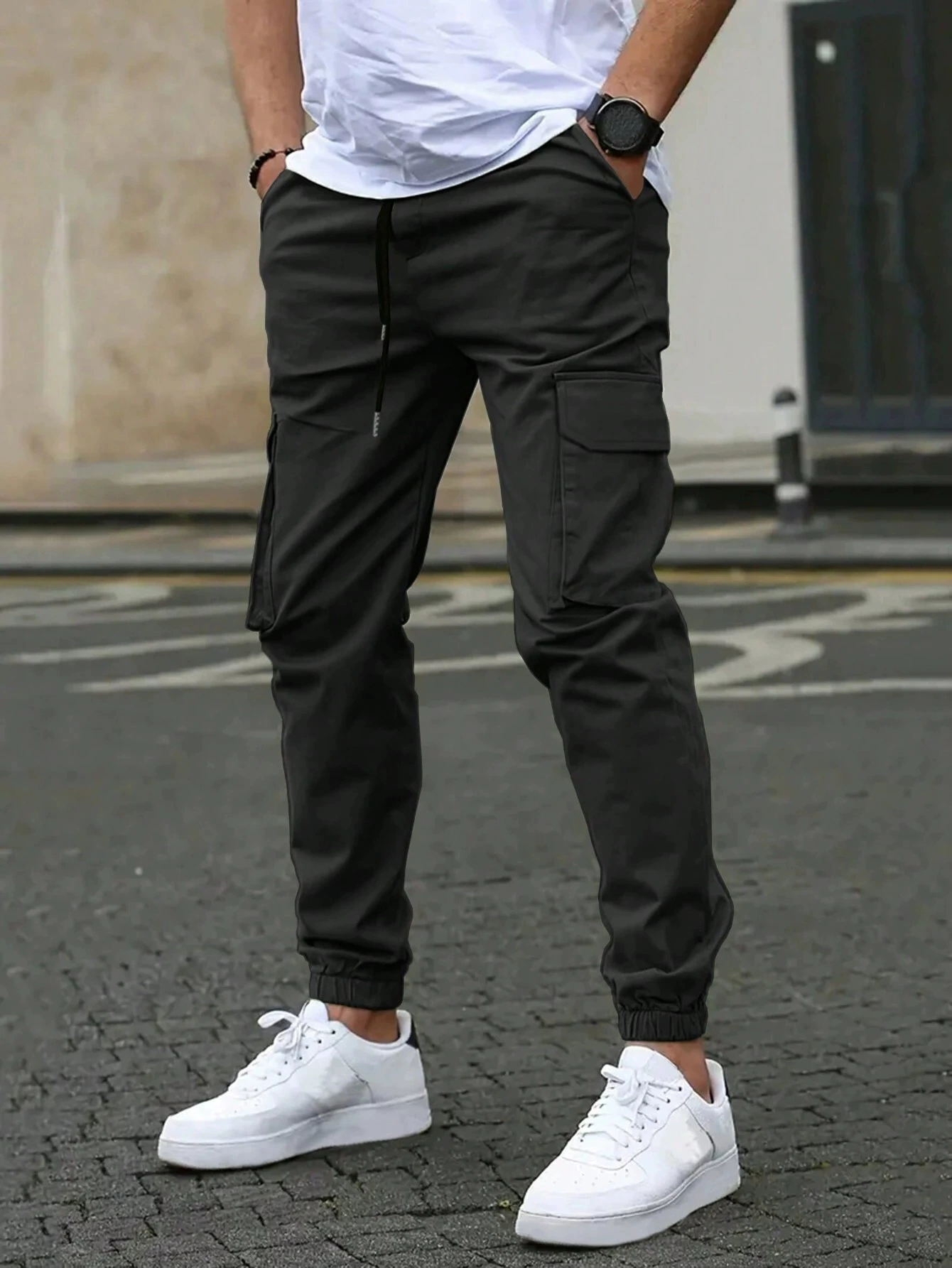 David | Pantalones joggers cargo de uso diario