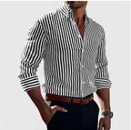 Ronan | Camisa clásica de botones a rayas