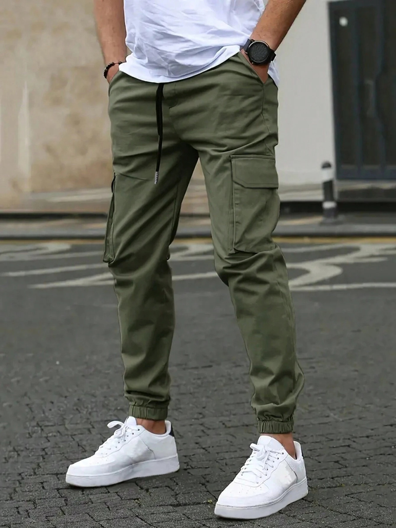 David | Pantalones joggers cargo de uso diario