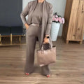 Gabriela | Conjunto de cárdigan de tres piezas elegante