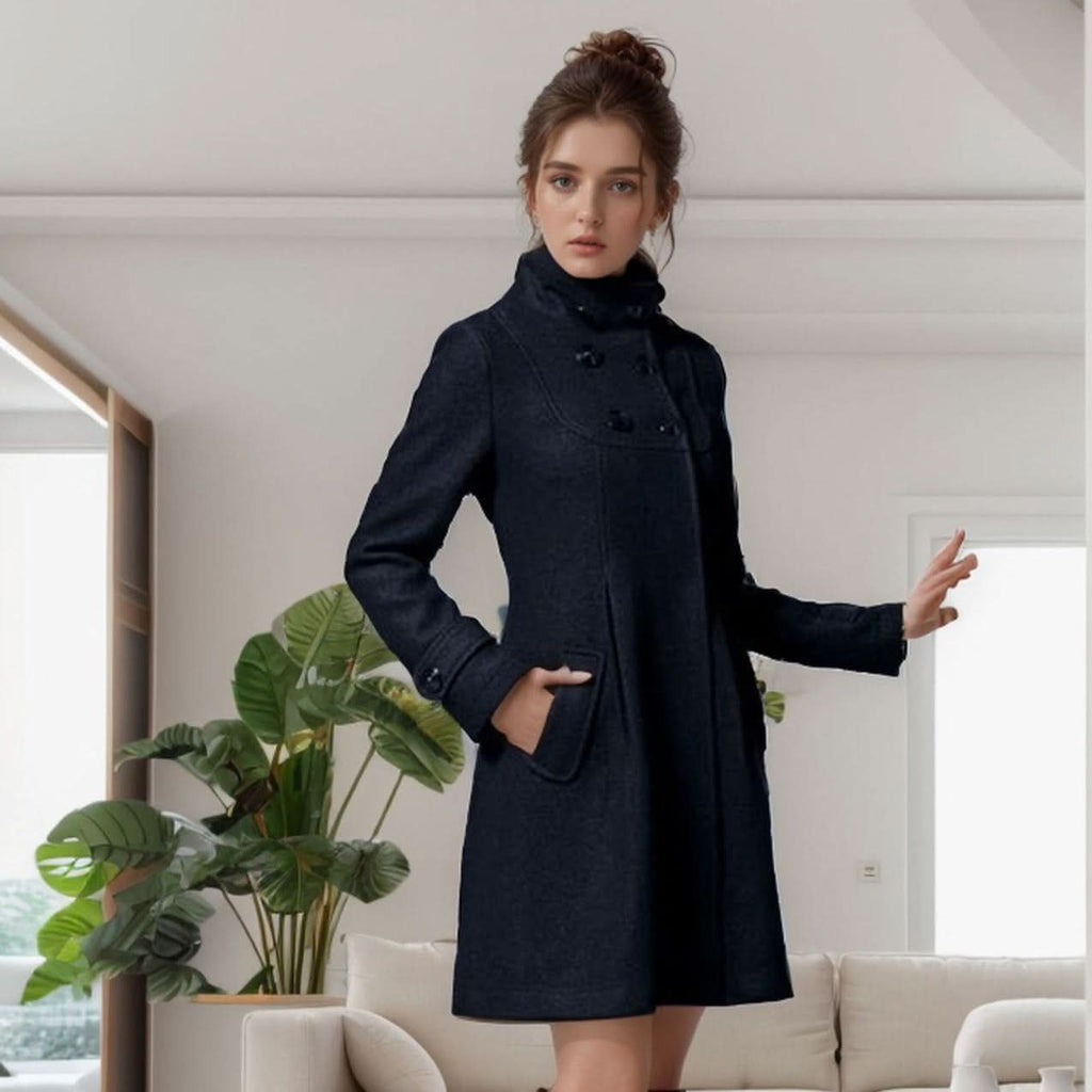 Harper | Abrigo bufanda con capucha elegante