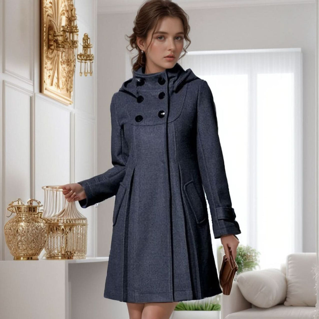 Harper | Abrigo bufanda con capucha elegante