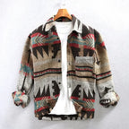 Myles | Camisa llamativa con botones y estampado