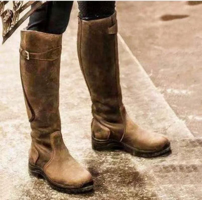 Isla | Botas altas clásicas con hebillas